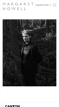 Mobile Screenshot of margarethowell.jp